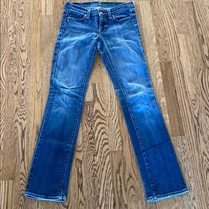 7 for all mankind straight leg jeans
